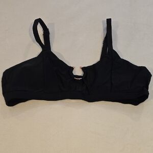 SHEIN Elegant Black Bikini Top